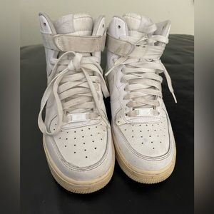 Nike Shoes | Nike Air Force 1 Mid Le | Color: White | Size 6 Youth